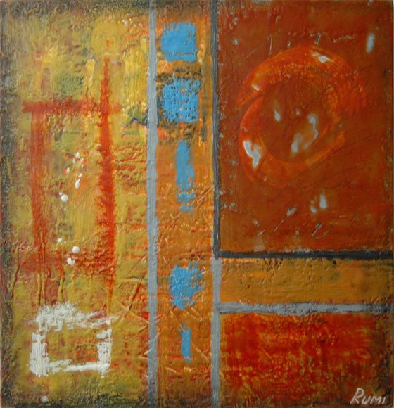 "Arrangement Of Probabilities". Encaustic.