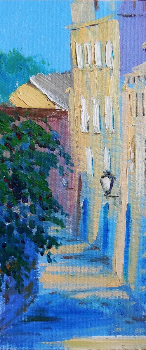 Shadows at the old street by Dmitry Fedorov