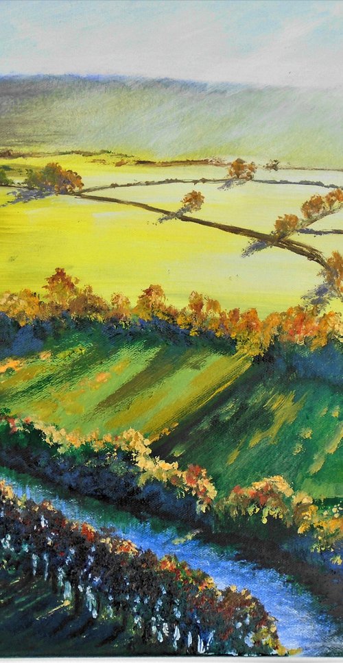 Sunset Across the Valley by Rod Bere