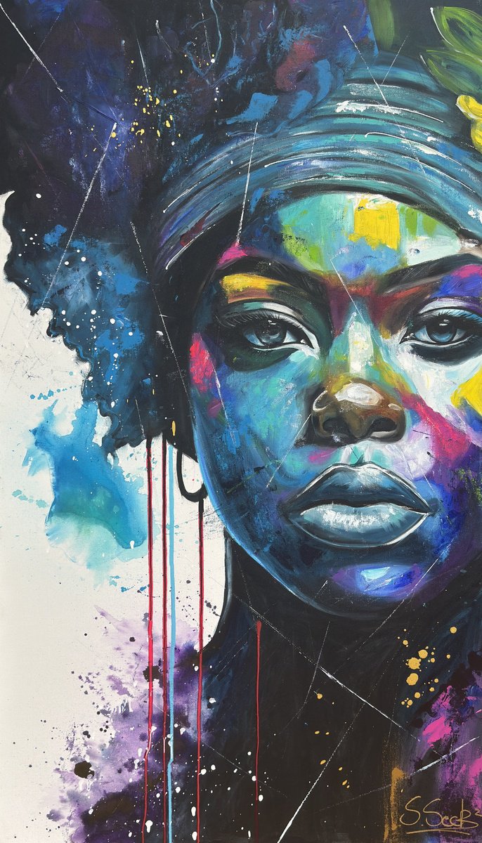 Imani By Sabrina Seck, 28 X 47, Artwork For Sale On Artfinder