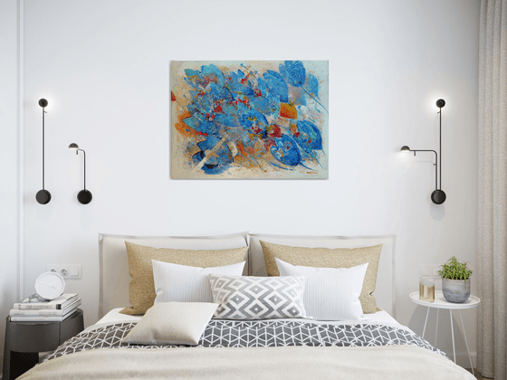 Fantasy with Blue Tulips