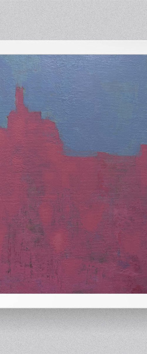 Abstract Blue and pink by Juan Jose Garay