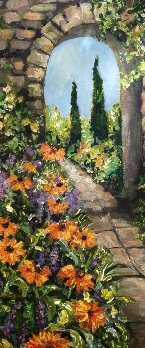 The Walled Garden no 3 by Colette Baumback