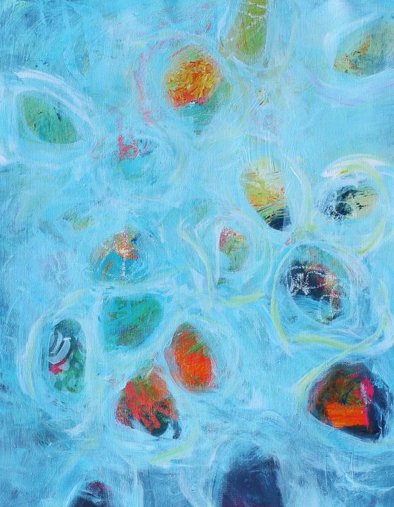 Abstract Works on Paper, Set of Two