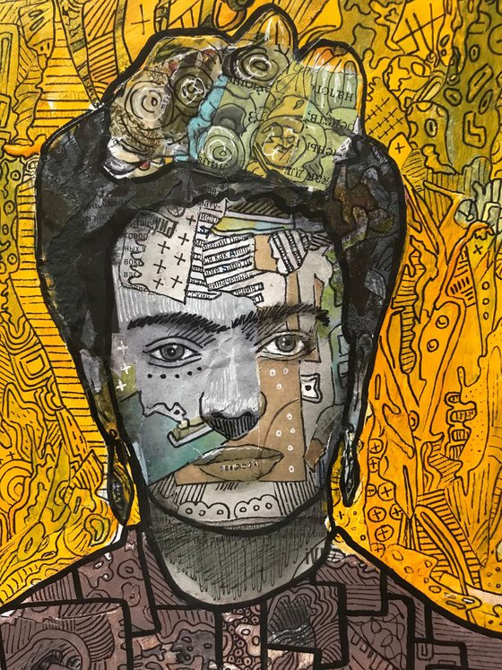 Portrait of Frida # 17