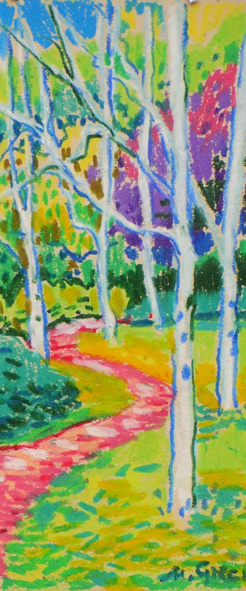 Along the forest path by Maja Grecic