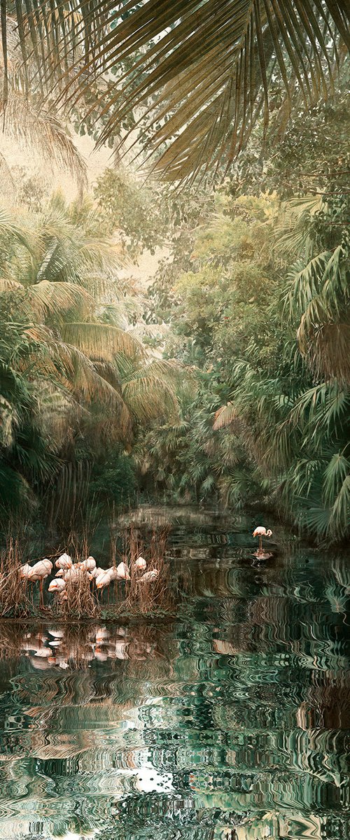 Backwaters Song  - Framed medium by Nadia Attura