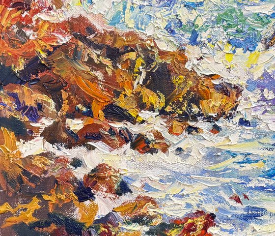 Light of Antibes. seascape