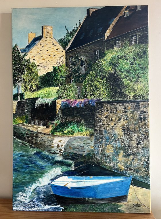 The blue boat