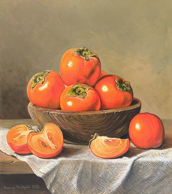 A Bowl of Persimmons