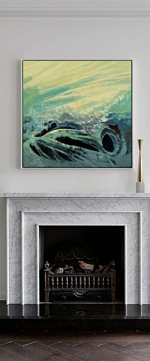 Abstract A1 80×80cm by Tigran Mamikonyan