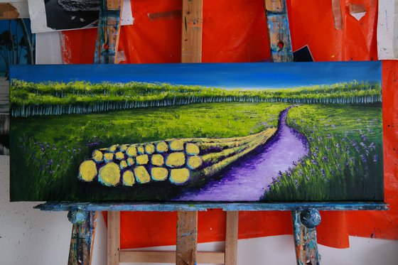 The woods II  - after Hockney