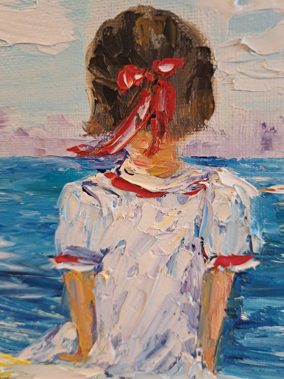 Girl and sea