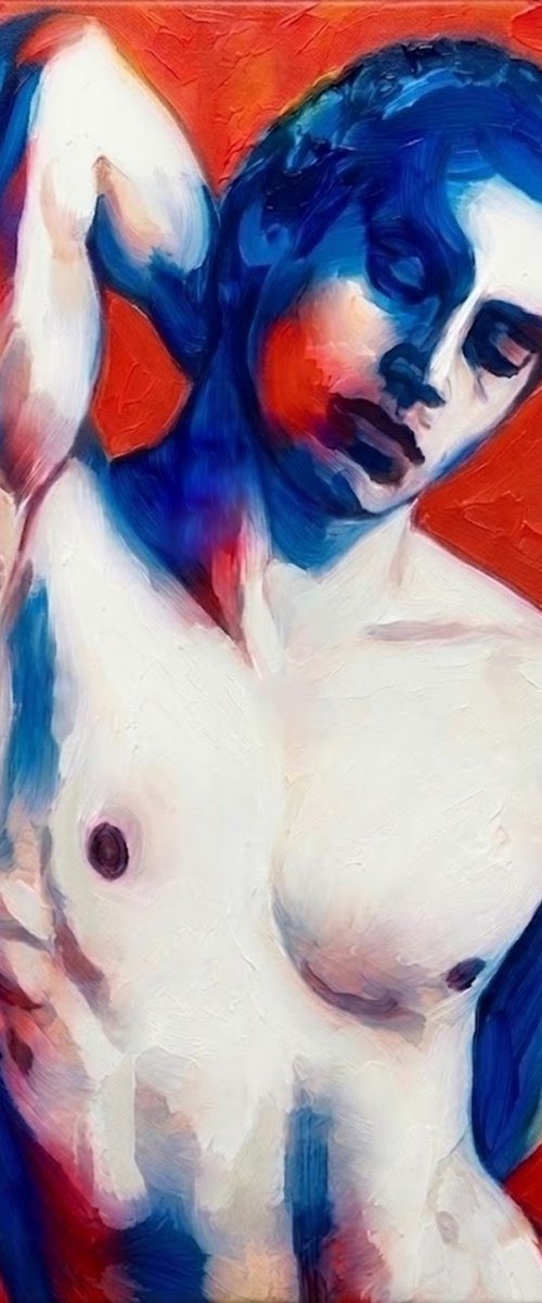 "The Inward Angle" - Male Torso by Helena Wierzbicki