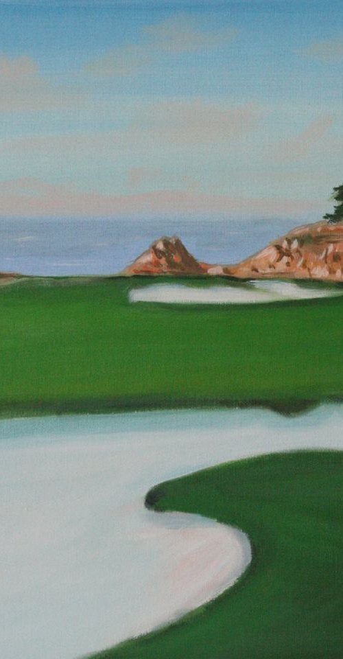 Pebble Beach Golf Course by John Begley