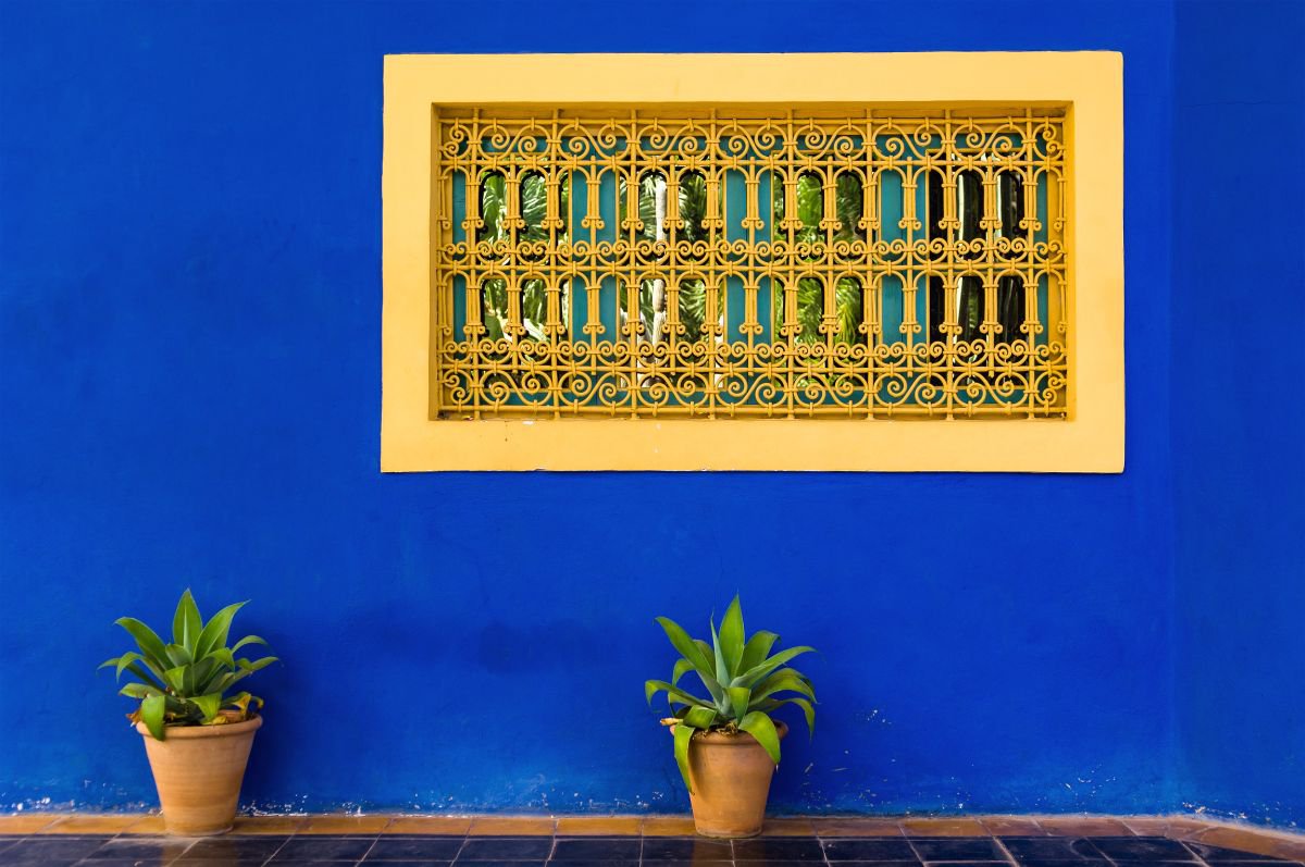 Cityscapes Photograph By Tom Hanslien, 47 X 33", Jardin Majorelle, Marrakech I, Original Artwork