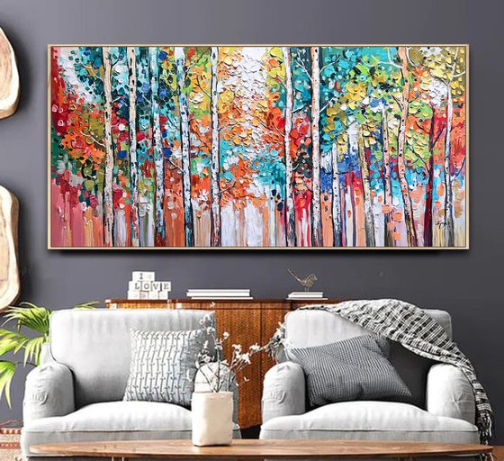 Birches Tapestry