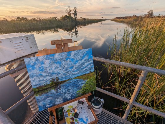 Plein Air Loxahatchee Wildlife Refuge Levee