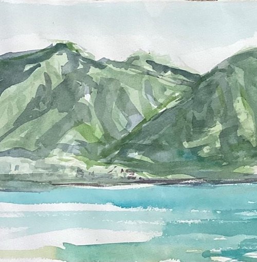 Orahovac by the sea by Ljubica Radović