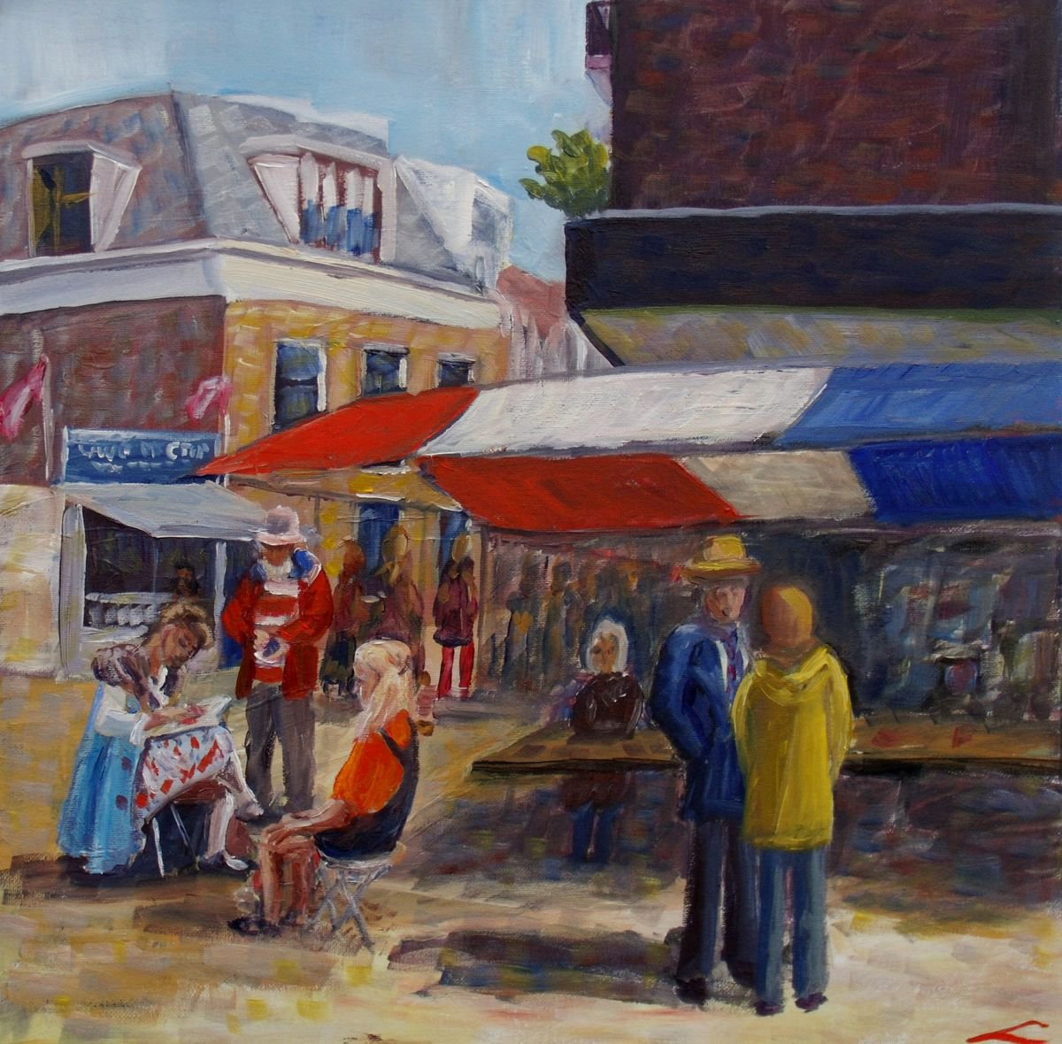 Art Market in Zaandam by Elena Sokolova