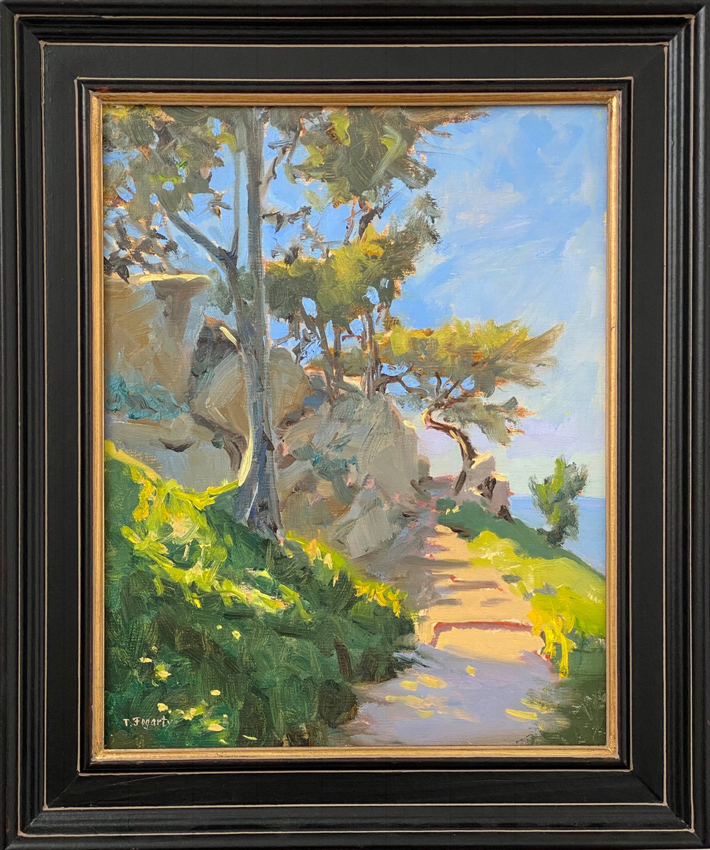 Cypress Grove Trail at Pinnacle Point Landscape by Tatyana Fogarty