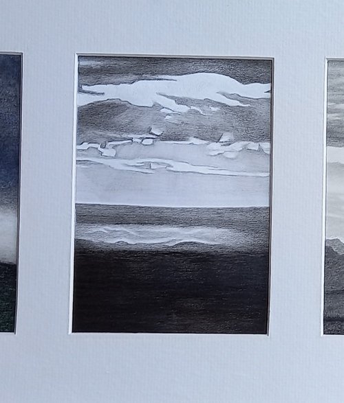 Of Land and Sea Triptych by Lisa Punter