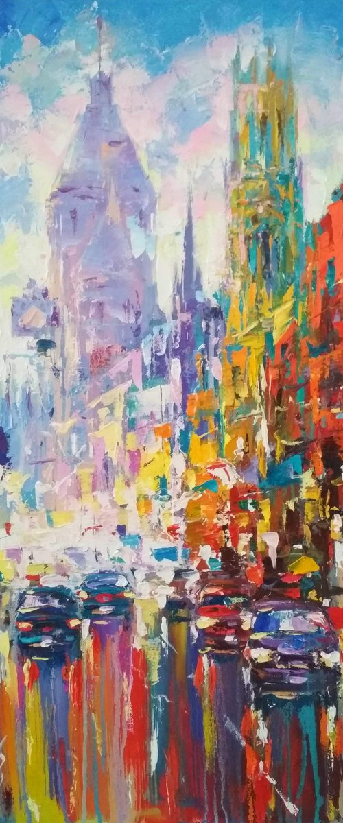 Abstract cityscape (London)04 by Andrej  Ostapchuk