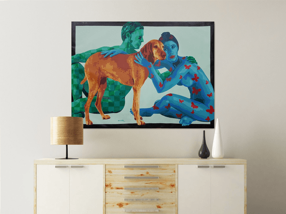 Couple and Dog 2