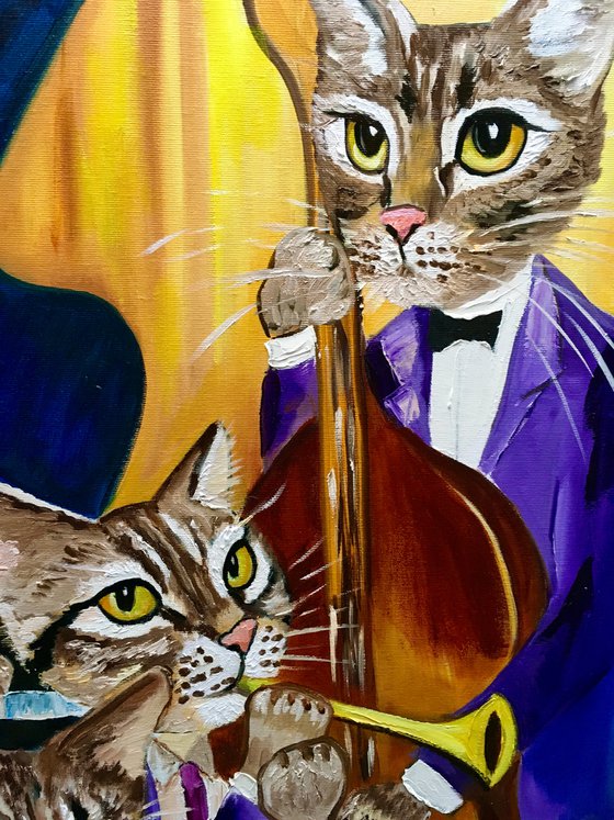 Feline Quartet  4 Troy’s - piano, cello, trumpet, saxophone