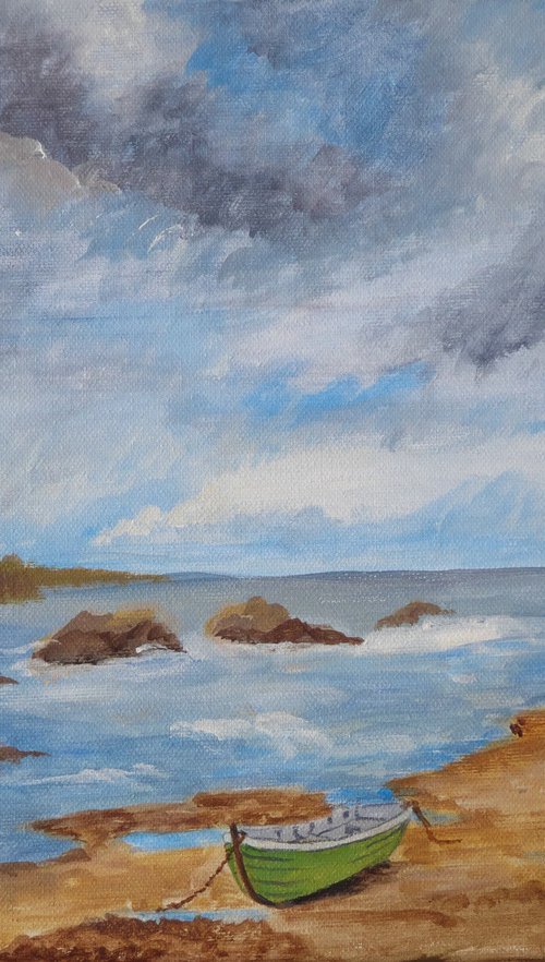 Off the Cornish Coast by Maddalena Pacini