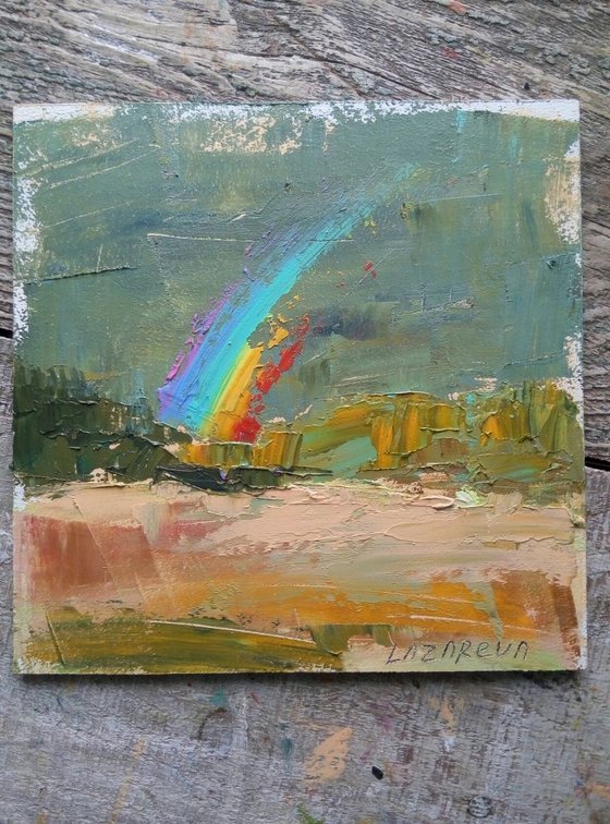 Magical rainbow (plein air)