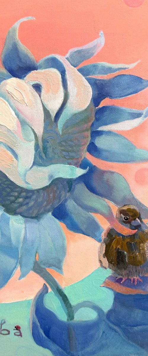 Pink Moon by Anastasiia Grygorieva