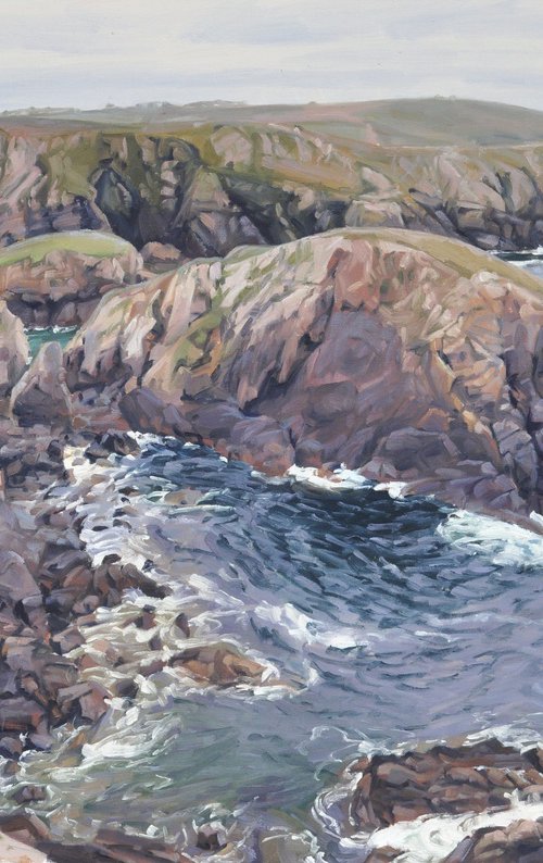 The Pointe du Van, grey sky by ANNE BAUDEQUIN
