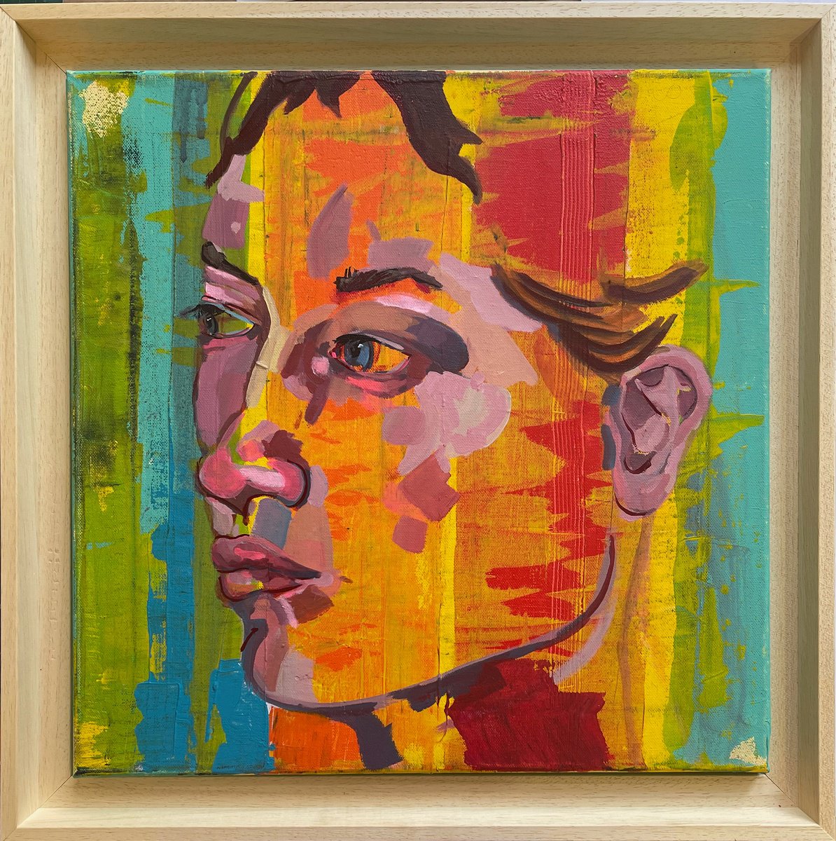 Sylvia By Ulli Schmitt, 16 X 16, Artwork For Sale On Artfinder