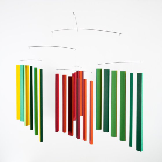 Moving stripes mobile No. 2