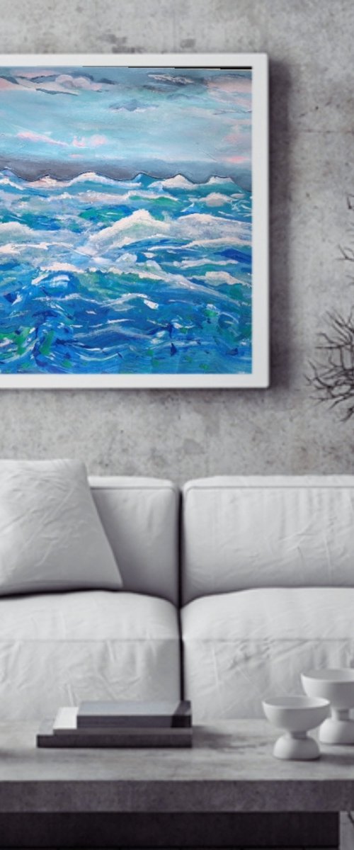 Turbulent Sea 2 by Sanja Jancic