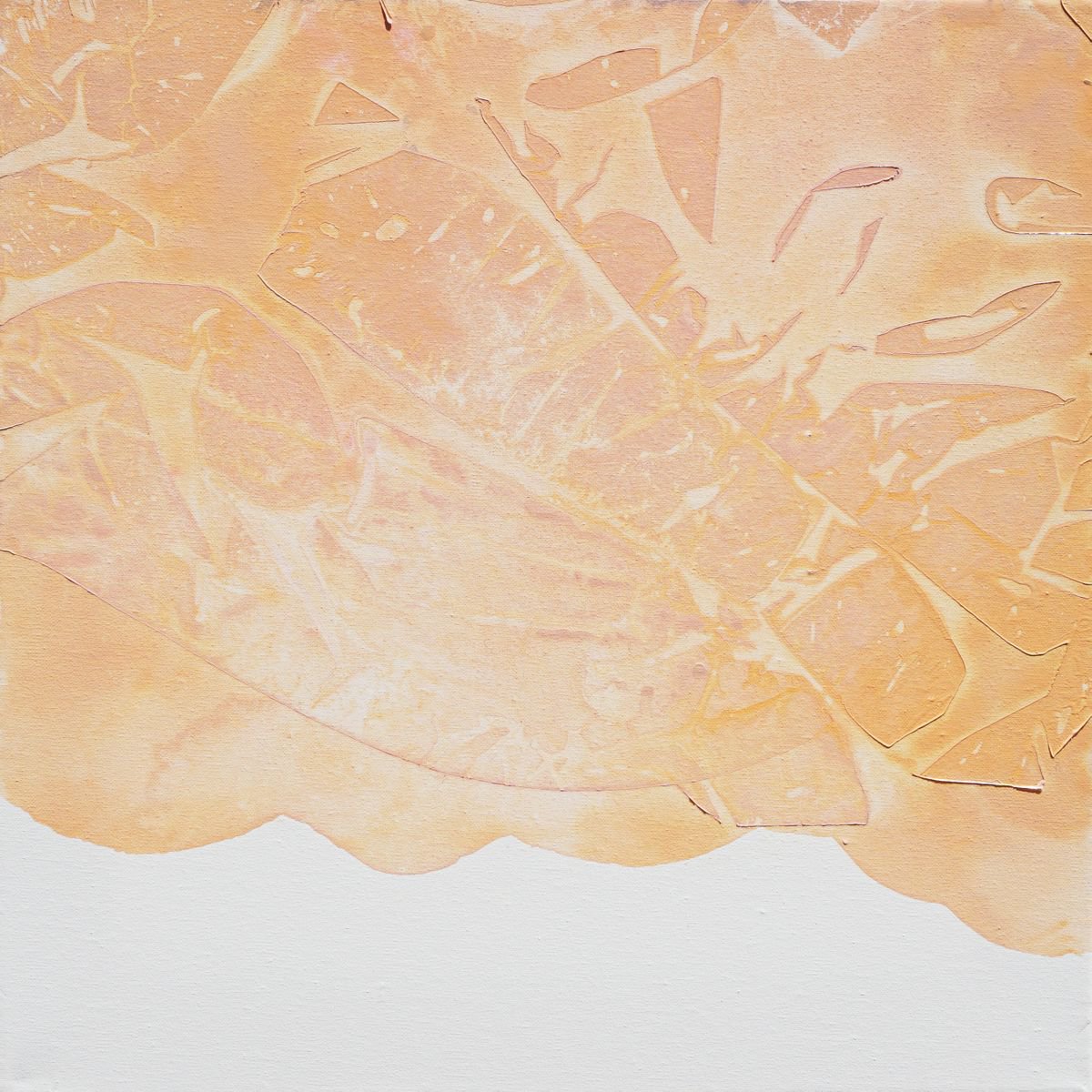 Abstract Watercolour By Jelena B, 12 X 12, Pink Veil, Original Artwork