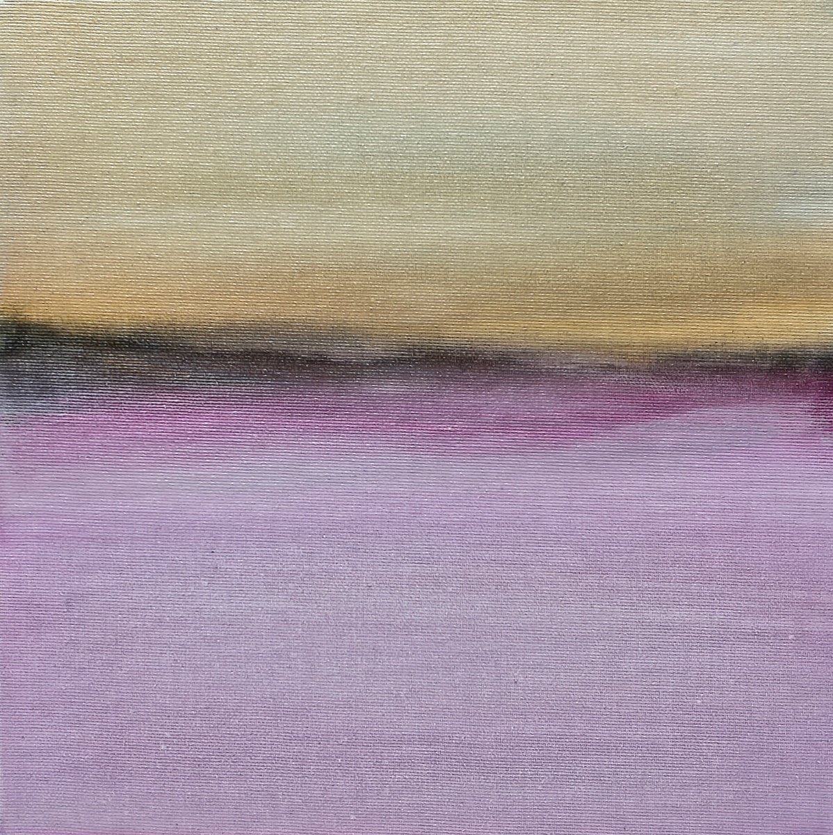 Abstract Landscape Acrylic Painting By Pier Maurizio Greco, 12 X 12", Canto Delle Sirene, Original Artwork