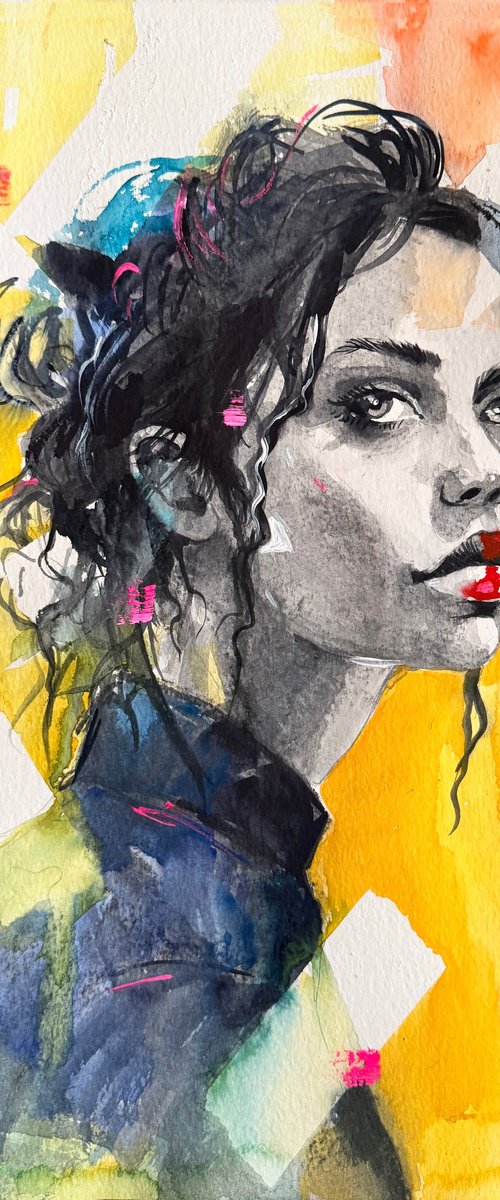 Yellow Noise by Maria Kireev