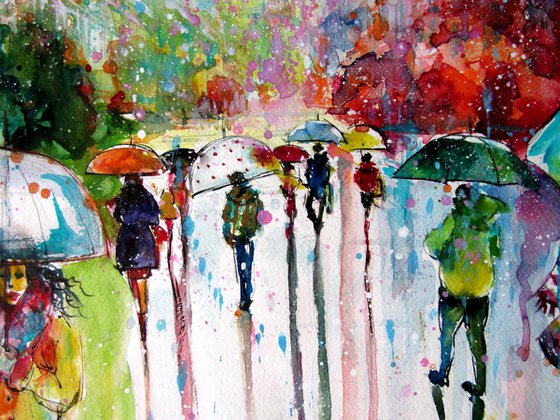 Joyful rainy day II