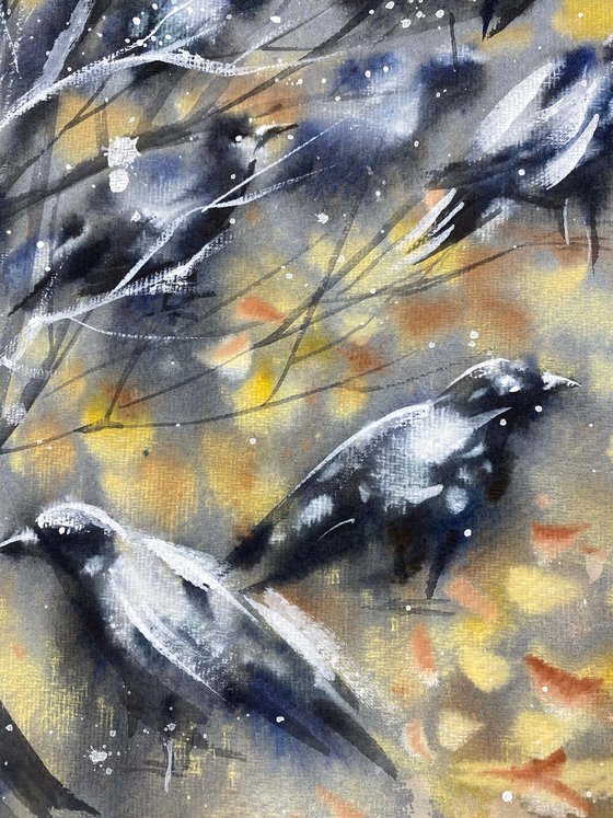 Autumn birds.