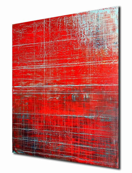 Double Crossed By Red (36x48in)