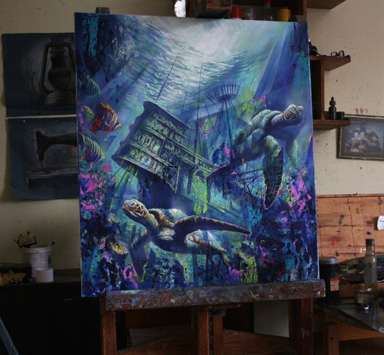 Голубая бездна 4w.