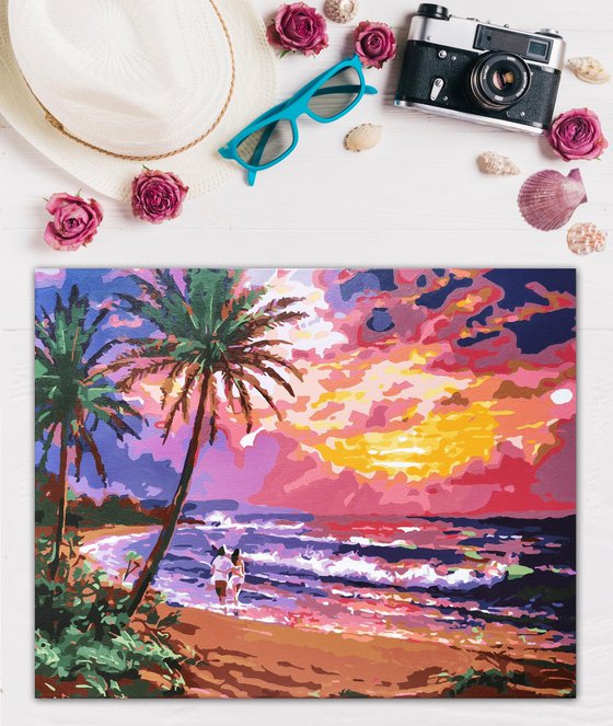 Love ocean sunset