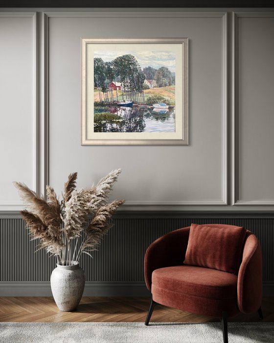 Windy day in Strømfoss