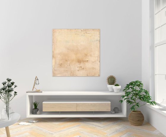 Beige abstract painting GP952