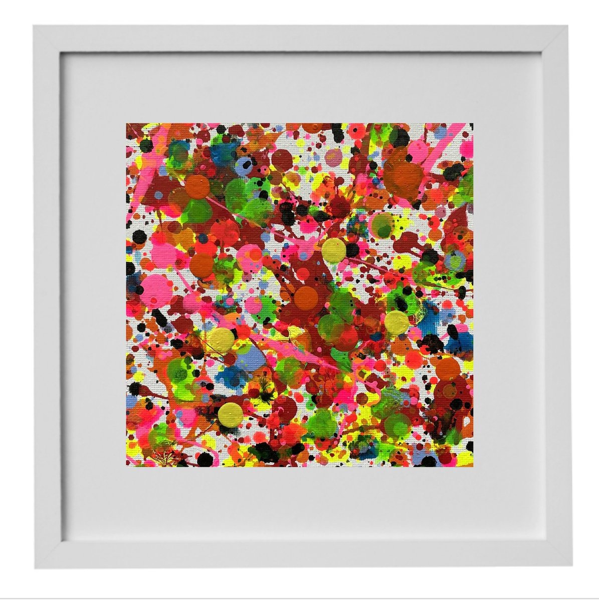 P001 Little Style Pollock By Juan Jose Garay, 8 X 8, Artwork For Sale On Artfinder