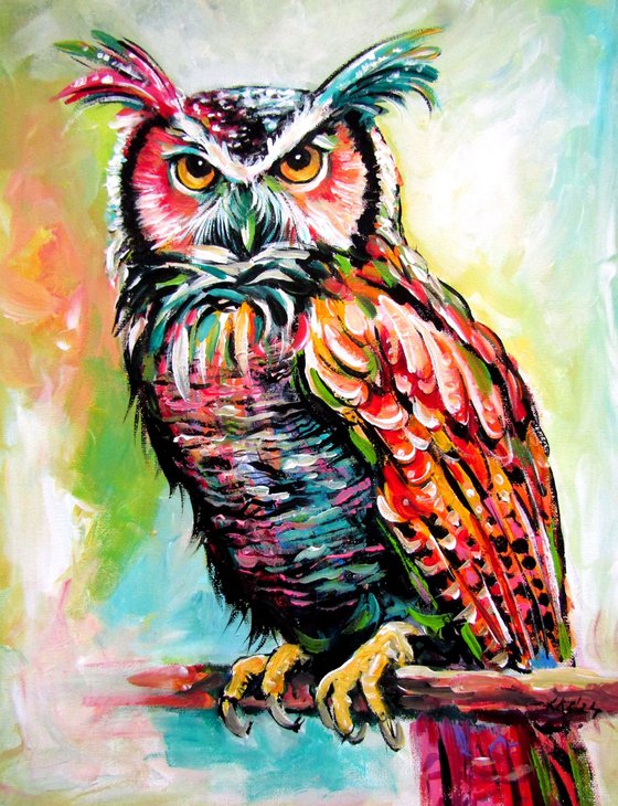 Majestic owl