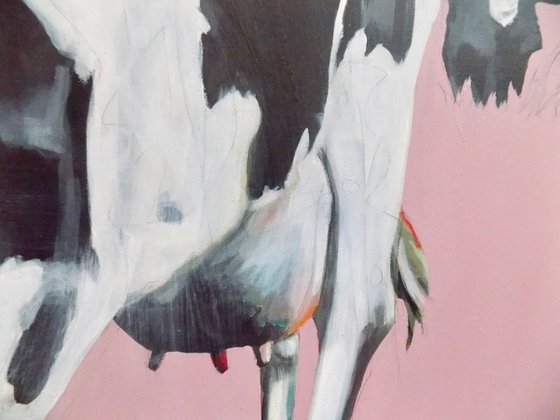 Cow Painting called 'Till The Cows Come Home'