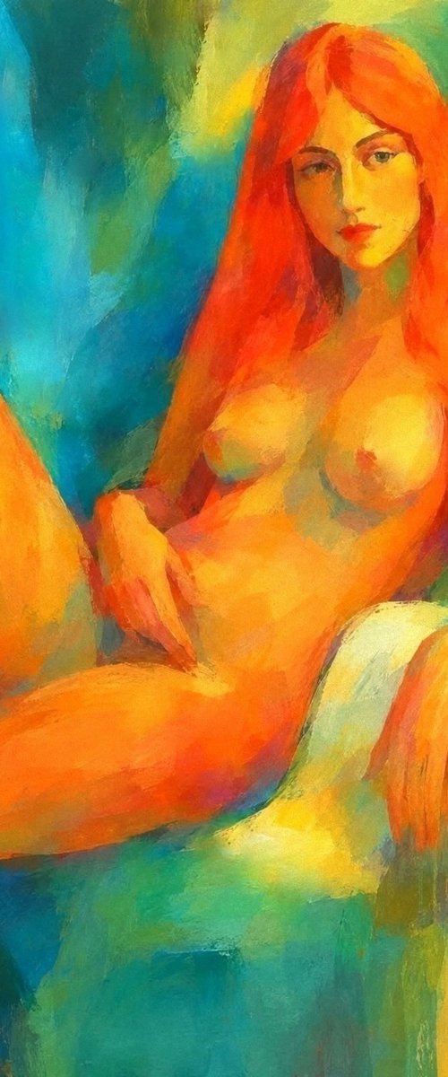 "Inner Meridian" - Female Nude by Helena Wierzbicki